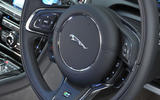 Jaguar XJ steering wheel