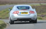 The XK responds best to smooth, but measured progress Jaguar XK rear cornering