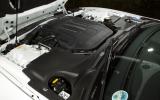The 5.0-litre V8 develops 542bhp in the XKR-S and offers supercar pace Jaguar XK 5.0-litre V8 engine