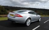 The normally aspirated XK takes 2.5secs to get from 50mph to 70mph Jaguar XK rear quarter