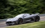 Jaguar C-X75 cornering
