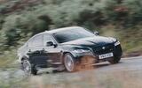 Jaguar XF front three quarter lead