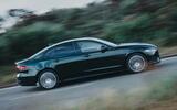 Jaguar XF side tracking Jaguar XF side tracking