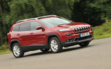 Jeep Cherokee cornering