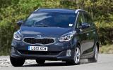Kia Carens cornering
