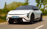Kia EV4 saloon review 2025 01 front tracking