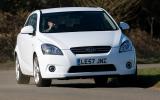 The Pro_cee’d brakes well, with a firm and reassuring feel Kia Procee'd cornering