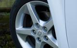 Alloy wheels are standard on all  Procee’ds  Kia Procee'd alloy wheels