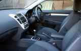 It’ll take a lot of fiddling with the seat and wheel before you’ll be comfortable Kia Procee'd front seats