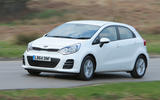 Kia Rio cornering