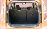 Hatch aperture is a good shape, but only top-spec models get a flat floor Kia Soul boot space