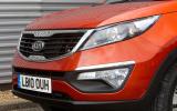 The grille is meant to be reminiscent of a tiger’s nose Kia Sportage front grille