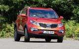 Sportage's performance figures are not the best in this class but they’re competitive Kia Sportage cornering