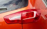 The intricately designed rear lights have a real feeling of quality Kia Sportage rear light