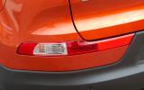As well as the main lights higher up, there are extra lights and reflectors in the bumper Kia Sportage rear reflectors