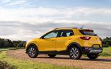 Kia Stonic rear three quarter static Kia Stonic rear three quarter static