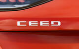 Kia Ceed review   rear badge Kia Ceed review   rear badge