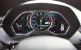 Lamborghini Aventador digital instrument cluster