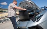 Lamborghini Aventador Roadster boot space