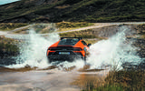 Lamborghini Huracan Sterrato splashing through water