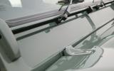 Tiny, flimsy windscreen wipers are pretty awful by modern standards The Defender's filmsy windscreen wipers