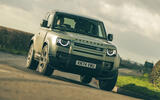 Land Rover Defender review 2024 17 front cornering