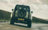 Land Rover Defender review 2024 18 rear cornering