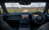 land rover defender v8 130 review 2023 10 dash
