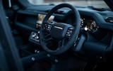 land rover defender v8 130 review 2023 11 steering wheel