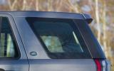 Black B-pillars and D-pillars are traditional Freelander styling cues Land Rover Freelander rear window