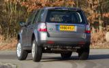 Larger bumps and undulations can cause the body to wallow or rock Land Rover Freelander rear cornering