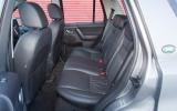 Rear will house two adults, but knee space isn’t as generous as in some rivals Land Rover Freelander rear seats