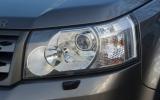 The projector-style headlights give the Freelander a quality look Land Rover Freelander projector headlights