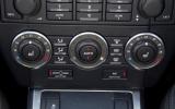 The button-heavy layout of the switchgear is beginning to age Land Rover Freelander switchgear