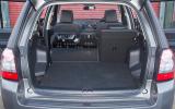 Awkward shape but there’s 755 litres in five-seat format if you load to the roof Land Rover Freelander boot space