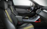 Range Rover Evoque: interior details  