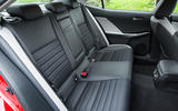 Lexus IS rear seats