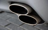 Four stacked exhausts are all real Lexus IS-F quad exhaust system