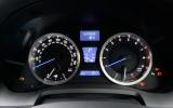 Dials are a model of clarity, as in the regular IS Lexus IS-F instrument cluster