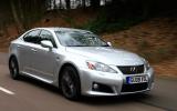 The IS-F emits a powerful woofle on start-up Lexus IS-F front quarter