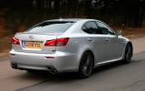 Around town or at a cruise, the IS-F’s V8 is never intrusive Lexus IS-F rear quarter