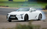 Lexus LC500 drifting