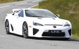 LFA’s dynamics are at their best on smooth surfaces, not B-roads Lexus LFA cornering