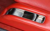 Seat adjusters are more like metal sculpture than switches Lexus LFA seat adjustment controls