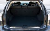 Limited boot space is the cabin’s biggest disappointment; rear seats split/fold Lexus RX boot space