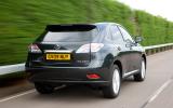 Most of the time, the RX450h is plenty quick enough Lexus RX rear quarter
