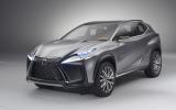 no title Dramatic Lexus LF-NX concept targets Range Rover Evoque