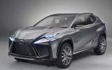 no title Dramatic Lexus LF-NX concept targets Range Rover Evoque