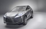 no title Dramatic Lexus LF-NX concept targets Range Rover Evoque