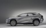 no title Dramatic Lexus LF-NX concept targets Range Rover Evoque